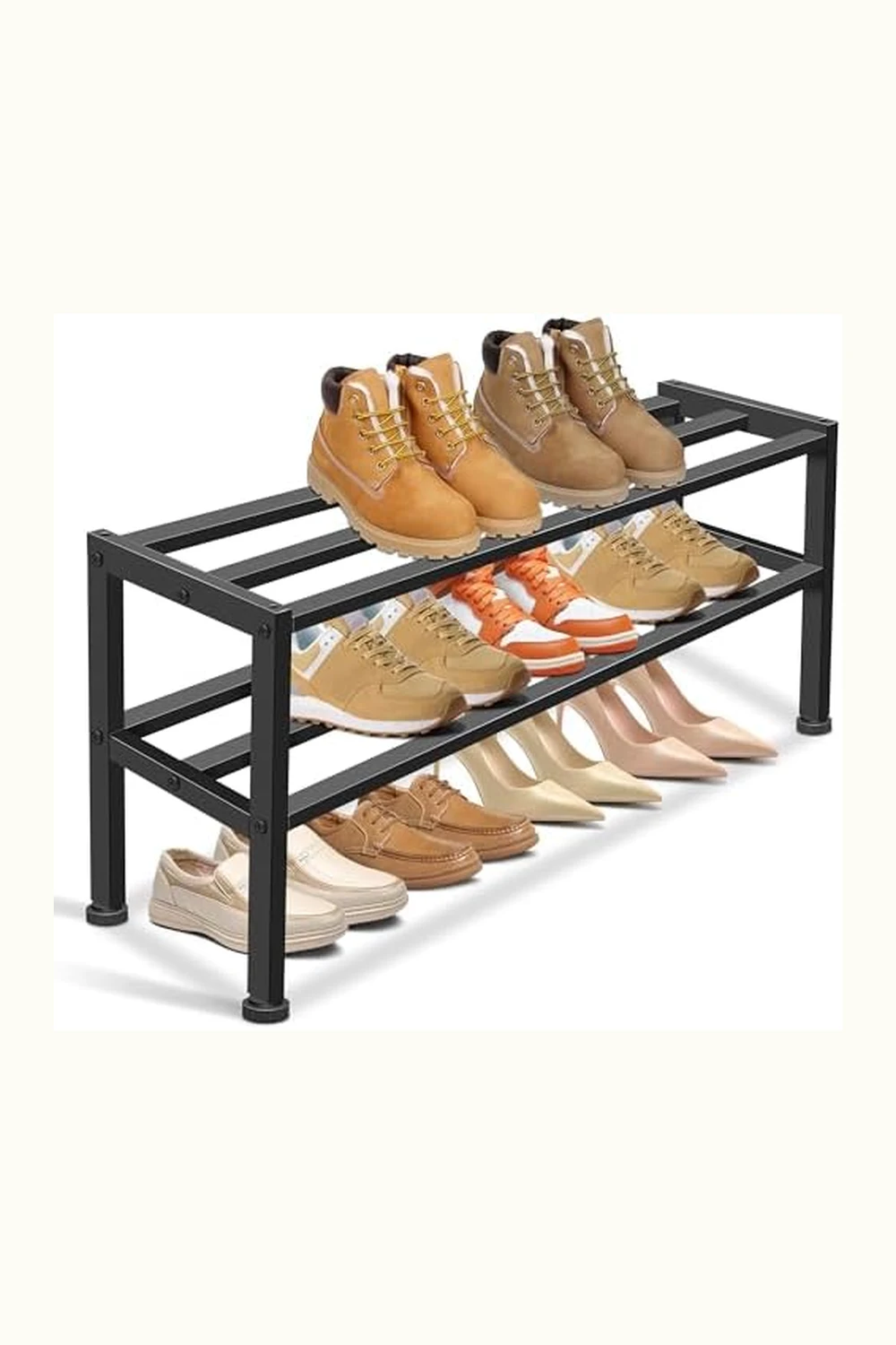 The Shoe Rack With Shelves Tall Enough for Boots (Finally)