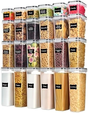 Vtopmart Airtight Food Storage Containers with Lids, 24 pcs